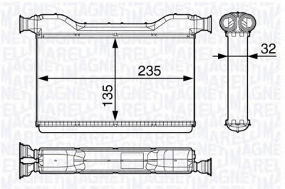 MAGNETI MARELLI 350218354000 -  Теплообменник, отопление салона